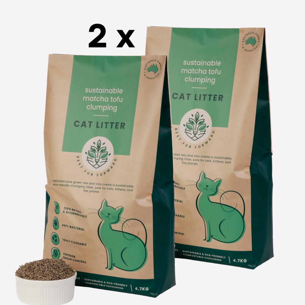 2 x bags of MATCHA litter 9.4kg