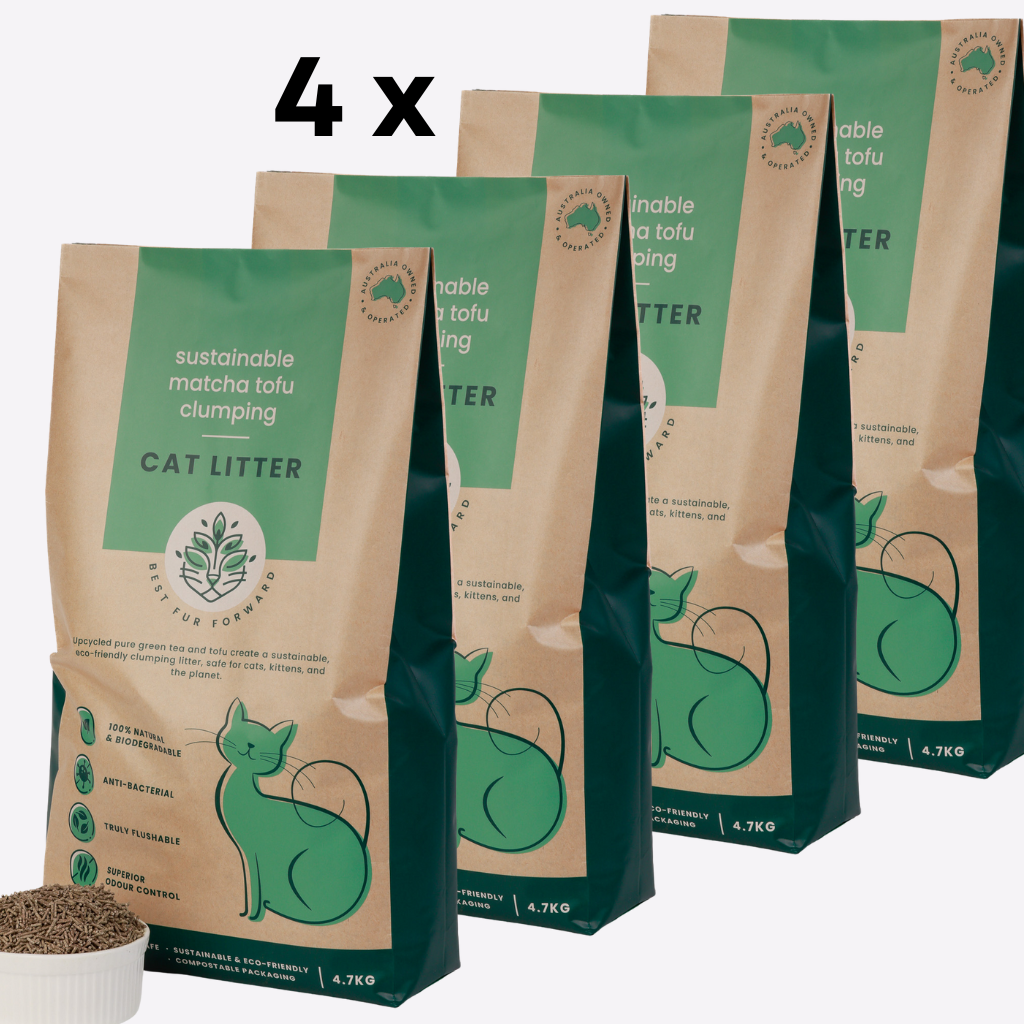 4 x bags of MATCHA litter 18.8kg
