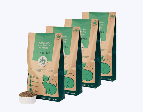 4 x bags of MATCHA litter 18.8kg